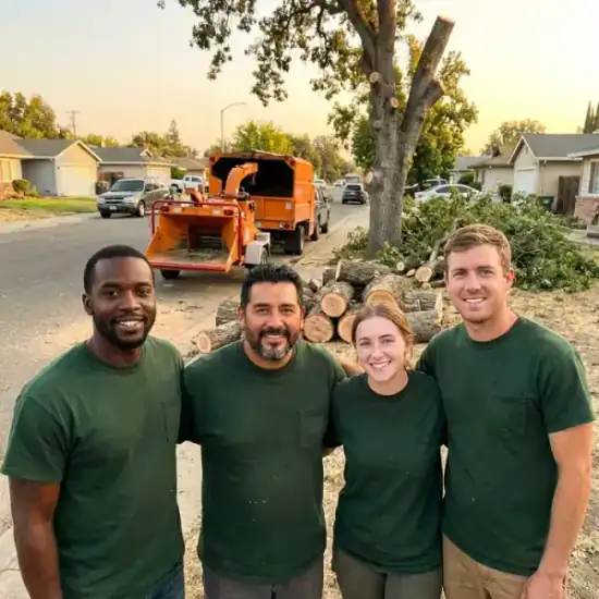 HLI Tree Experts crew after a Riverside tree removal job