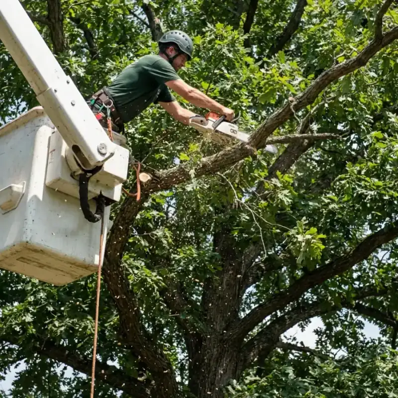 Riverside tree trimming